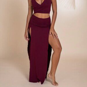 NWT  Cleopatra Slit Skirt - Scarlett Rose ROYAL CODES